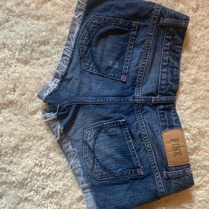 Distressed Jean Shorts
